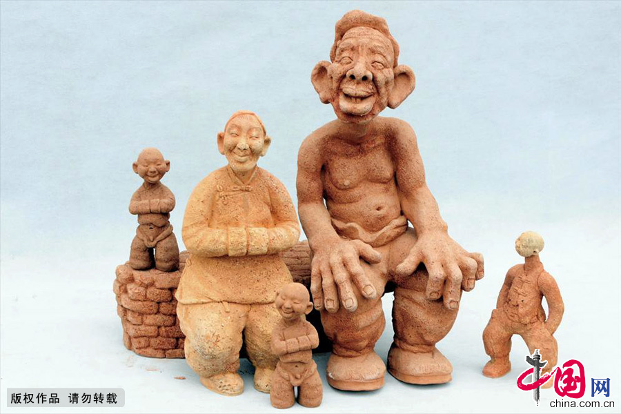李延平部分泥塑作品。中国网图片库 史奎华/摄 李延平部分泥塑作品。中国网图片库 史奎华/摄