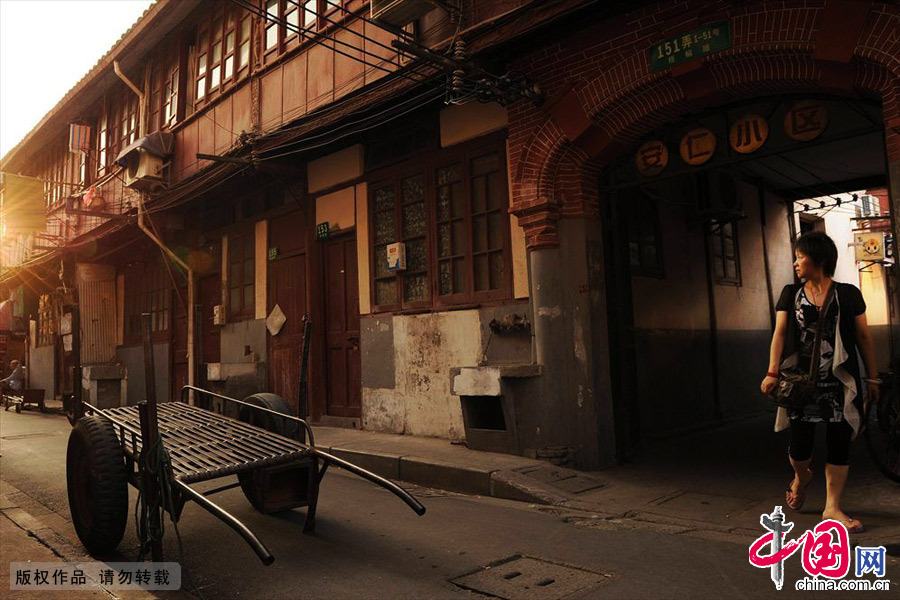 上海老城厢安仁小区。中国网图片库 赖鑫琳/摄 上海老城厢安仁小区。中国网图片库 赖鑫琳/摄