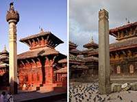 尼泊尔地震前后对比 大量古迹被毁触目惊心